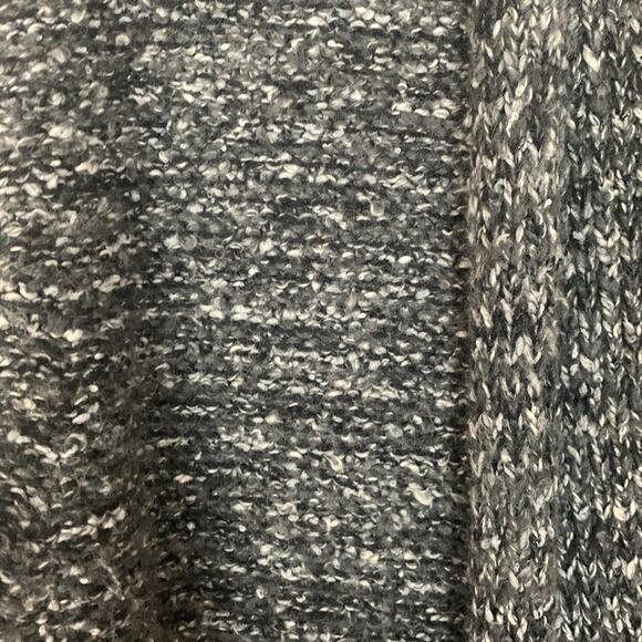 Velvet Graham & spencer womens large wool cardigan sweater black knit raw casual - Picture 4 of 10